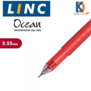 Linc Ocean Gel Pen, Red (Pack of 5)