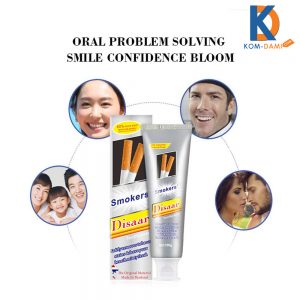 DISAAR BEAUTY Go Smoke Stains Toothpaste Odor Removal Oral Problem After Cigateres 100g