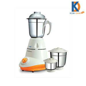 Iqbal Lords 600W Mixer Grinder with 3 Jars White and Orange